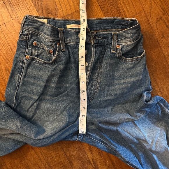 Levis Ribcage Straight Jeans, Size 26, Haight at the Ready wash (medium … - Picture 9 of 12
